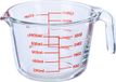 Relaxdays Maatbeker - 1 Liter - Glas - Hittebestendig - Magnetronbestendig