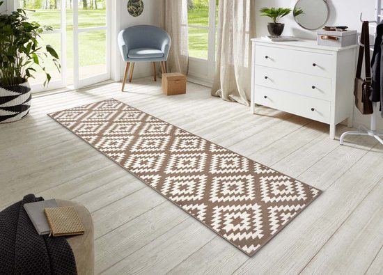 Hanse Home Tapijtloper Nordic - taupe - 80x400 cm