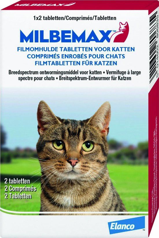 Milbemax grote kat 2 tabletten