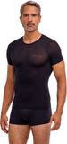FALKE Ultralight Cool sneldrogend materiaal fonctionnel chemise à manches courtes homme noir - taille XXL