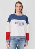 s.Oliver Sweatshirt met colour blocks en logo