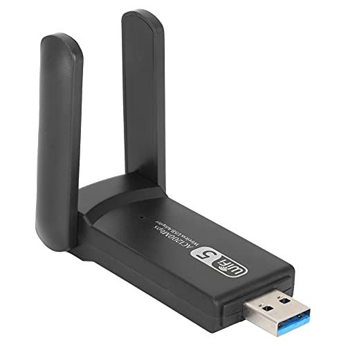 Sxhlseller Wifi Adapter Draadloos 11AC Dual-Band Band, Usb3.0 5.8G/2.4G 1200M Netwerkkaart Mini Draagbaar, voor Desktop Laptop Pc voor Windows XP/Vista / 7/8/10 / Linx2.6X / OS X