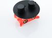 Fortifura Calvi Thermostatische Inbouwkraan - inbouwdeel - rond - mat noir