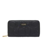 Liu Jo JEANS portemonnee XL Zip Around, zwart, AF6170 E1139