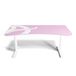 Arozzi Arena Bureau - 160 cm - Blanc Rose