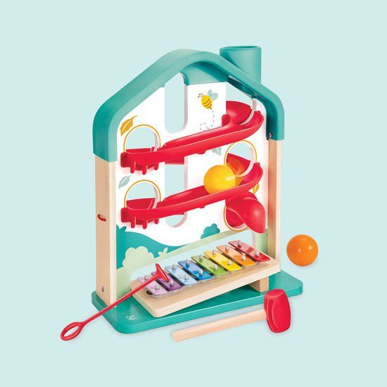 Hape Melody Mansion Balenbaan met Xylofoon - Houten Speelgoed Vanaf 12 Maanden