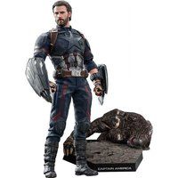 Hot Toys Figuur MMS481 - Marvel Comics - Avengers 3 : Infinity War - Captain America Movie Promo Edition Deluxe Version