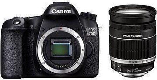 Canon EOS 70D + 18-200 IS Digitale spiegelreflexcamera