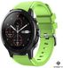 Strap-it Bracelet de montre connectée en silicone - Vert clair - Convient pour Xiaomi Amazfit Stratos