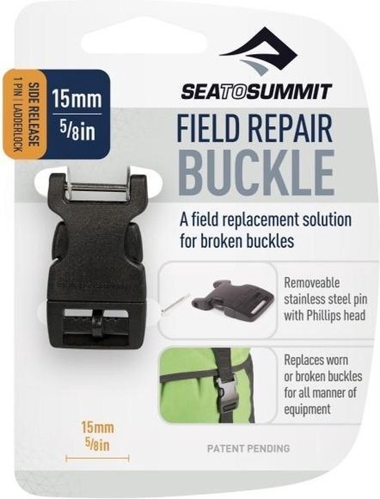 Sea to Summit Field Repair Buckle 15 mm, Side Release, 1 Pin