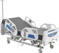 VEVOR Lit d'hôpital électrique, 5 fonctions - Lit de soins infirmiers avec position fauteuil cardiaque, fonction de réanimation, position Trendelenburg et anti-Trendelenburg, système de verrouillage central et roues de 12,7 cm, lit senior