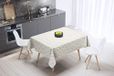 Bonamaison Tafelkleed, Anti-Mold, Sneldrogend, Waterdicht, 100% Polyester Tafellaken, Willekeurig patroon, 140 x 140 Cm - Ontworpen en Vervaardigd in Turkije