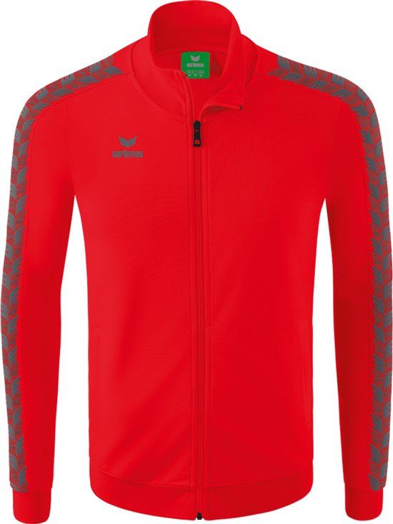Erima Essential Team Tracktop Jacket Men - Red / Slate Grey - Size M