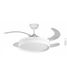 Bastilipo FALESIA - Intrekbare plafondventilator, klasse A, 40 W DC-motor, afstandsbediening, 36 W, 3 tonen, led-verlichting