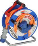 Brennenstuhl Camping kabelhaspel met 25m kabel in oranje