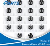 Rowenta Power XXL RO3153 Sacs d'aspirateur (18 Pièces, Plus.Parts® alternative à ZR200540)