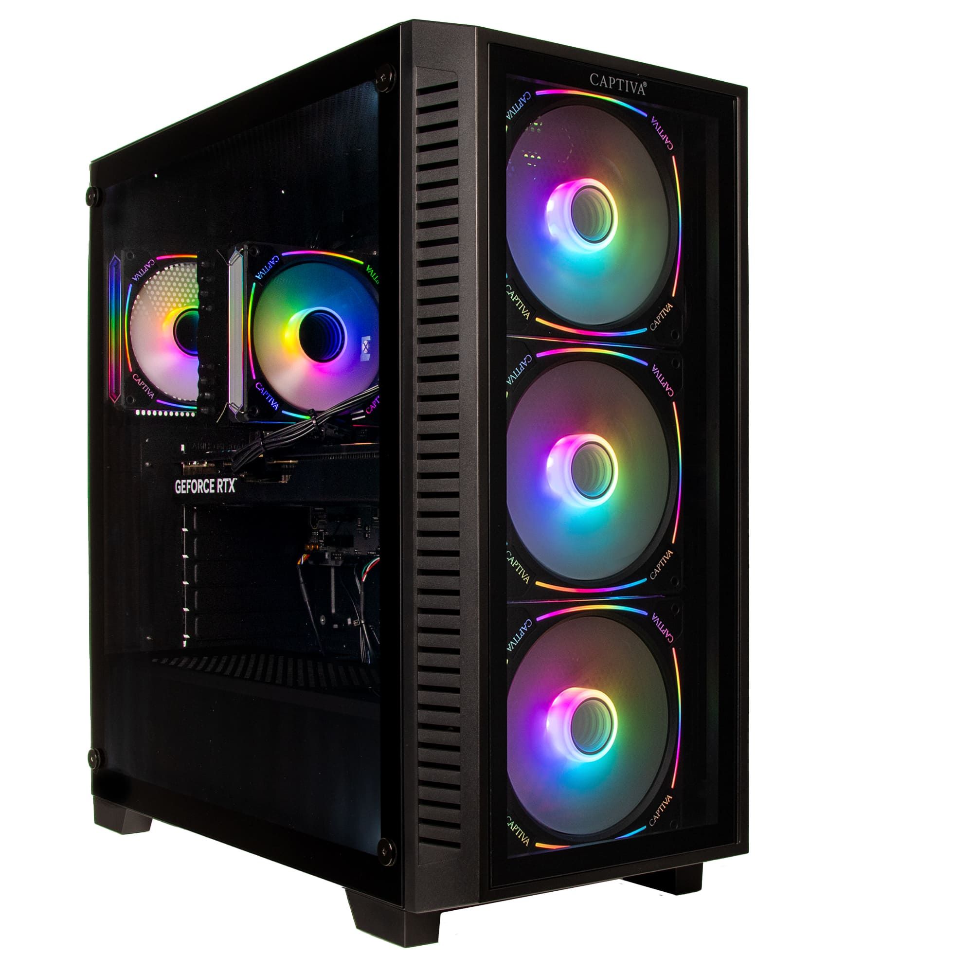 CAPTIVA PC Highend Gaming R89-891 (Ryzen 9 7900X/RTX 5070 12GB GDDR7/SSD 2TB/32GB/WLAN/w/o OS)