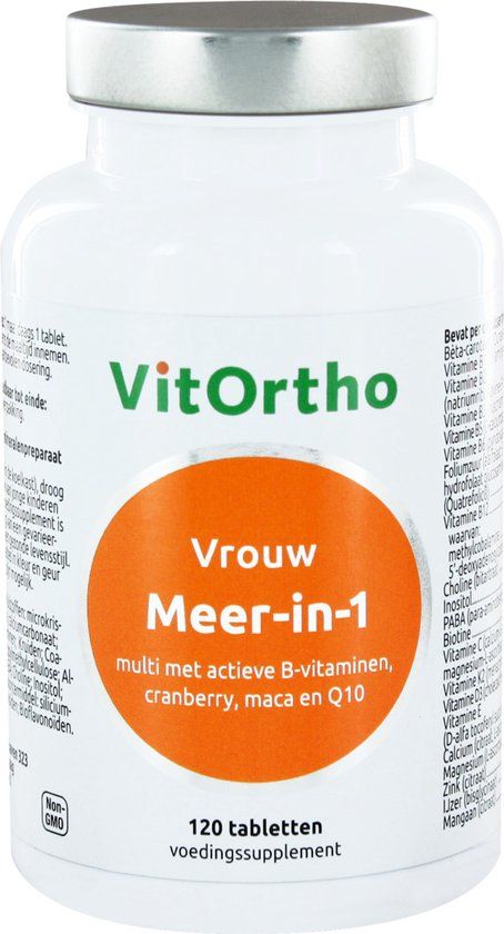 VitOrtho Meer-in-1 Vrouw - 120 tabletten