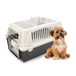 Ferplast ATLAS 20 OPEN Transportbox voor Katten, Hondenbox voor kleine Honden en Katten tot 8 kg, te openen dak, met kussen en kom, Ventilatiesleuven, 37 x 58 x h 32 cm