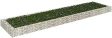 Merkloos XXL Gabion Plantenbak - Steenkorf 400x100x20 cm - Gegalvaniseerd Staal