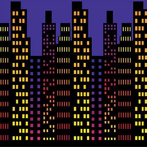 Group Cross Culture Cityscape Plastic Backdrop