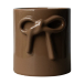 DBKD Pot Bow Ø11 cm Shiny nougat