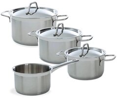 BK Marmite Pannenset - 4-delig - RVS - Inductie Geschikt