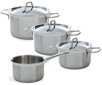 BK Marmite Pannenset - 4-delig - RVS - Inductie Geschikt