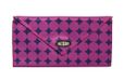 Grote Big Skinny Grote Skinny Slimvelope Plum Dot Tri Fold Checkbook, Paars, One Size