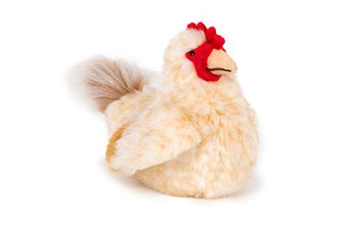 Knuffeldier kip 23 cm, knuffeldier pluche dier, kip gokkel haan kippen