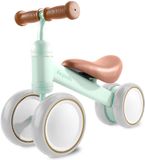 LifeGoods Loopfiets - Speelgoed Vanaf 1 jaar - Kinderstep - Loopfietsje - Pastelgroen
