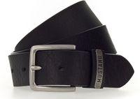 MUSTANG Leren Riem Classic Leather Belt W100 Black Zwart