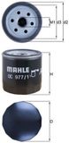 MAHLE Knecht OC977/1 Oliefilter