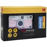 Kodak Herbruikbare Filmcamera Ektar H35 N Zilver en Roze + Kodak Ultramax 24 Belichtingsfilm