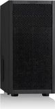 FRACTAL DESIGN Core 1000 Mini Tower PC-behuizing, Micro ATX, USB 3.0, zwart, aluminium gaas voorkant