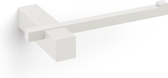 ZACK Carvo toiletrolhouder - Wit RVS - 40810