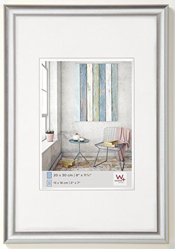 Walther Design KP060S Trendstyle Kunststof fotolijst 50x60 cm - zilver