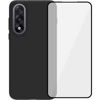 BlueBuilt OnePlus Nord 5 Back Cover Zwart + Screenprotector Glas