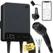 Wallbox Type 2 station de recharge pour véhicules électriques - 7,4 kW - 230 V, monophasé - 6-32 A - WLAN-app - RFID - câble de 10 mètres - Noir