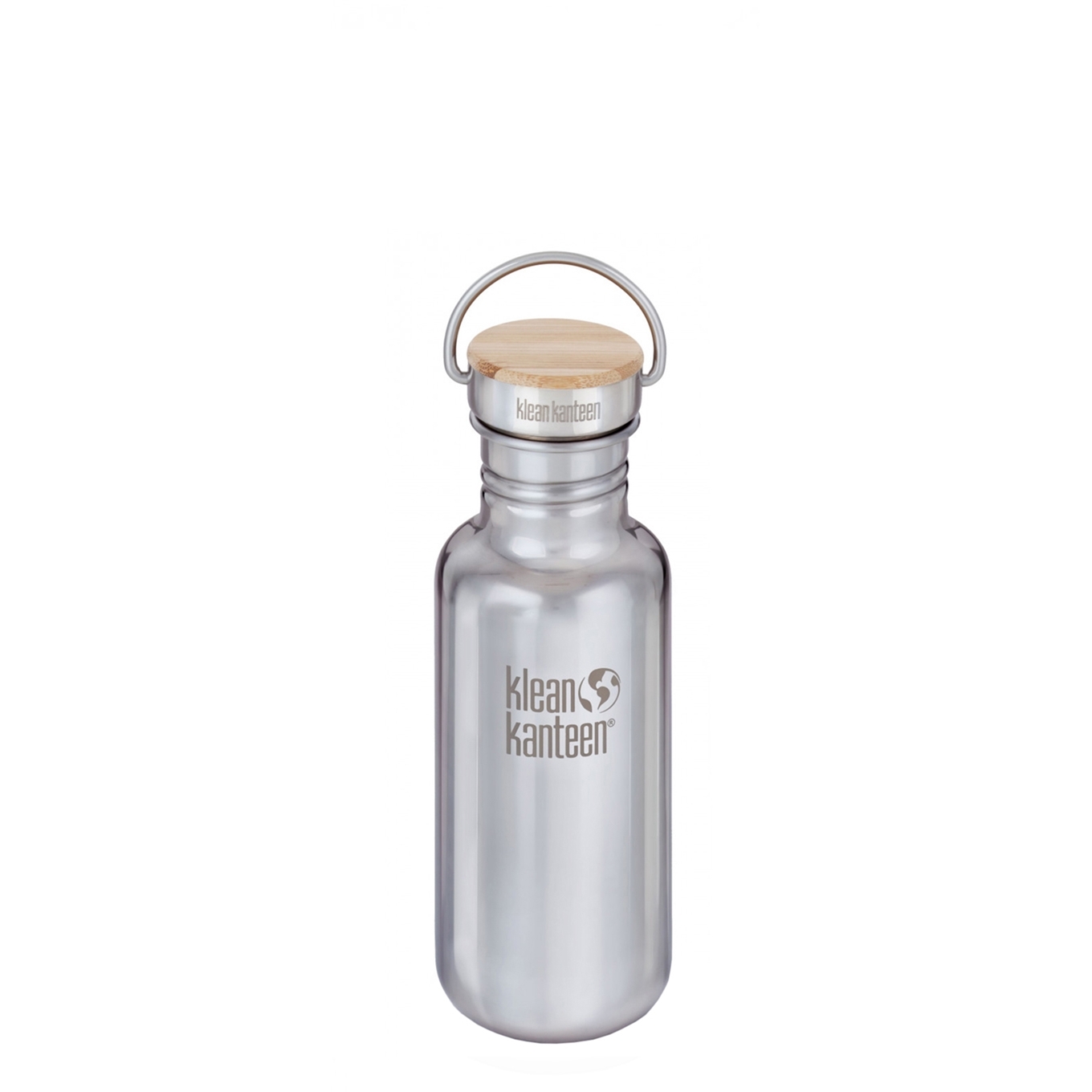 Klean Kanteen Reflect, roestvrijstalen fles met unibody bamboe cap 532 ml