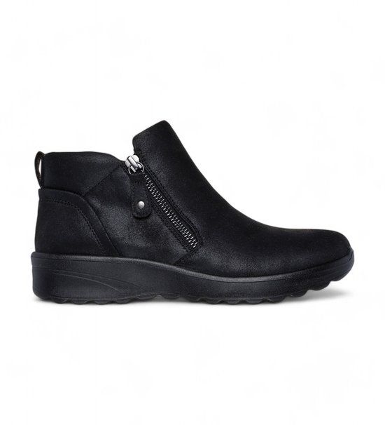 Skechers Lovely Vibe Herfst enkellaarsjes Zwart Maat 36 Dames