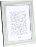 Deknudt Frames Deknudt Zilverkleurige houten fotokader 18x24 S40JE2