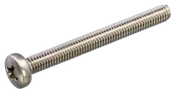 Hoenderdaal fasteners Hoenderdaal Metaalschroeven RVS Cilinderkop M6x40 Din 7985 - 100 stuks