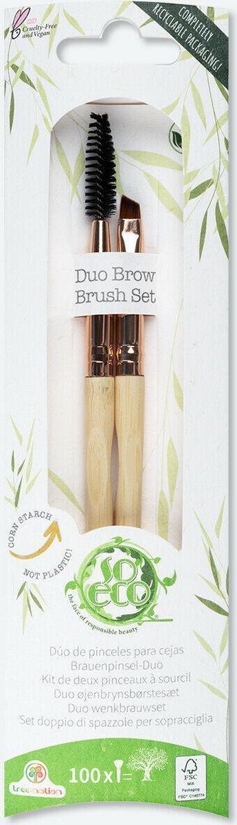 So Eco Duo Brow Brush Set