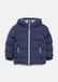 s.Oliver Navy Outdoor Jacket with Hood and Fleece Lining - Water-repellent - Boys' Size 128