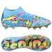 PUMA FUTURE 9 ULTIMATE ADVANCED LEVEL AG chaussures de football, Bleu/Rose/Blanc, Taille 45