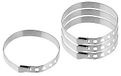Fackelmann Roulade Ringen Set van roestvrij staal, zilver, 18 x 4.5 x 4.5 cm