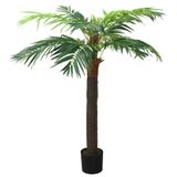 VidaXL Arbre artificiel avec pot palmier phoenix 190 cm vert