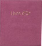 Exacompta Skandi Gastenboek 140 Pagina's Oudroze Fluweel 390E