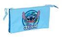 Merkloos Schoolpennenzak Stitch Blauw 22 x 12 x 3 cm